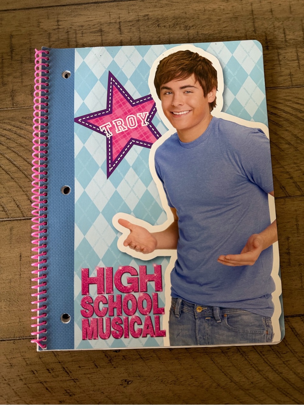 High School Musical (Troy) Notebook~ unused